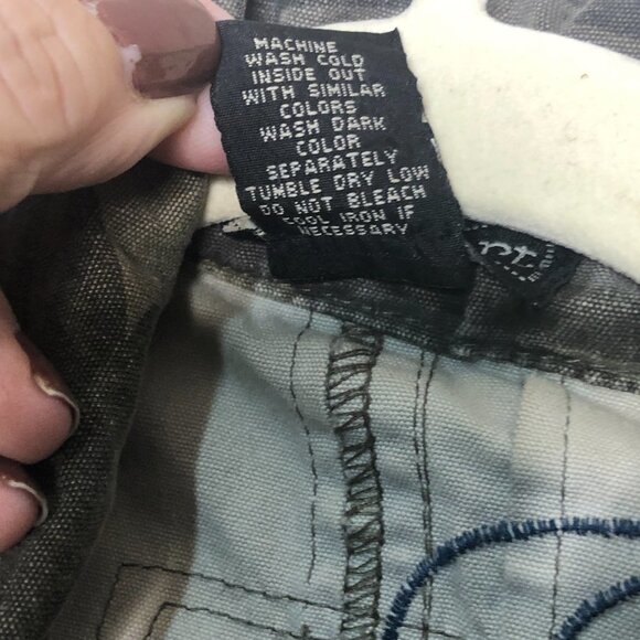 PASSPORT Girls Boho Embroidered and Distressed Camo Jacket L - Picture 7 of 12